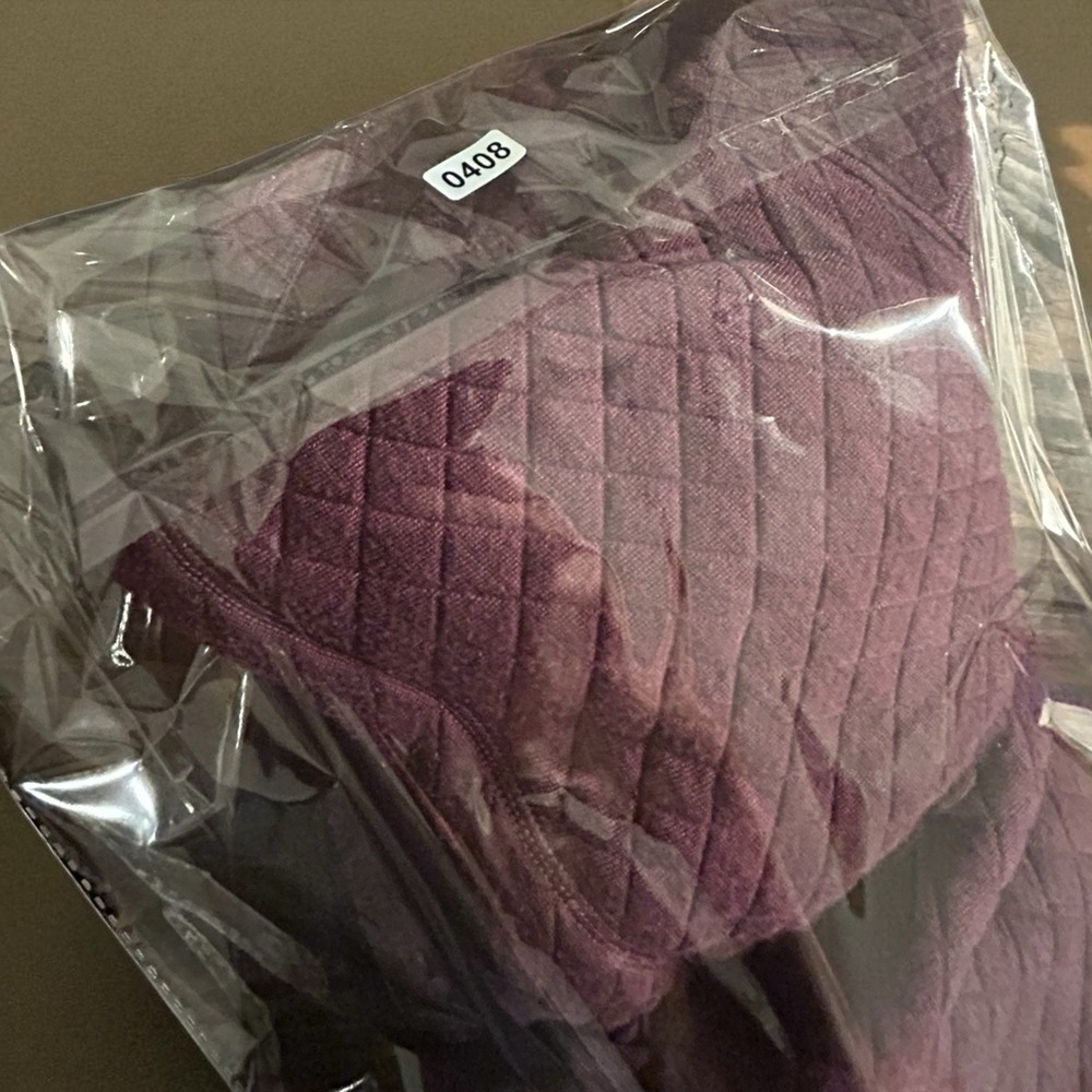 Women's Marmot Annie‎ Quilted Funnel Neck Pullover Plum Purple M - Picture 8 of 8